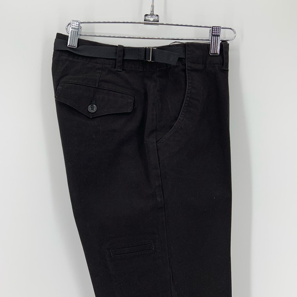 Totokaelo Archive Pants Cropped Black Twill Size XS Retired Capsule Preppy Lux - Picture 7 of 11
